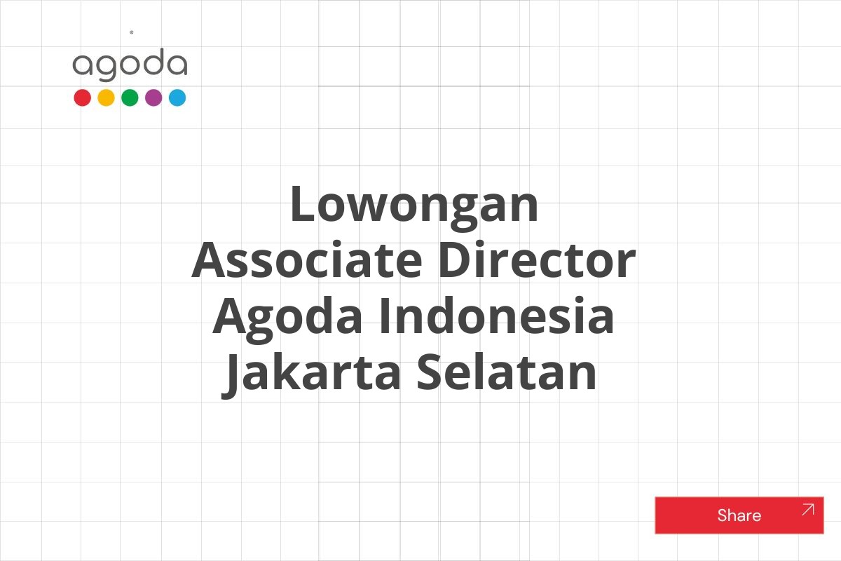 Lowongan Associate Director Agoda Indonesia Jakarta Selatan